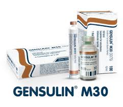 Picture of Gensulin M30 (30/70 100IU/ml) Cartridge